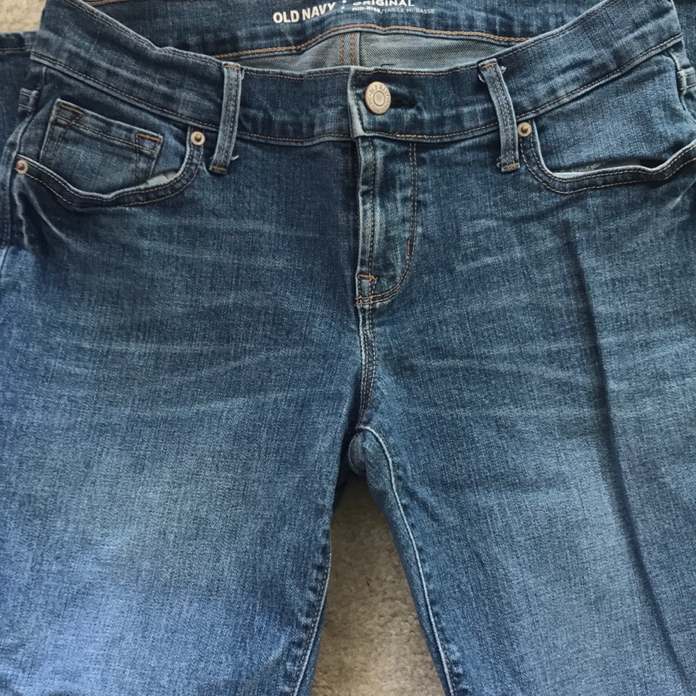 Old Navy mid rise petite jeans